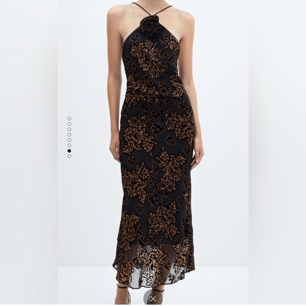NWOT Halter Maxi Dress